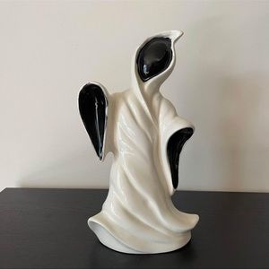 Vintage Glazed Ceramic Halloween Figurine